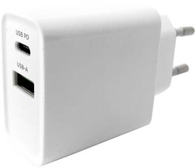 Enzo Gembird USB + USB-C snellader 20W wit - A9540151