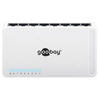 Enzo Goobay 8-poorts gigabit Ethernet-switch - 10/100/1000 Mbps