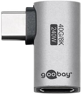 Enzo Goobay USB-C adapter | male/female | horizontaal | 90 graden adapter - 9550432