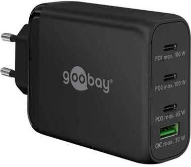 Enzo Goobay USB + 3x USB-C snellader 100w zwart - 9550198