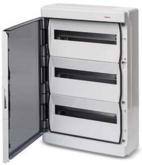 Enzo Groepenkast leeg 3 rij met deur + dinrail IP65 - 4517696