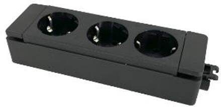 Enzo GST18© compatible tafelcontactdoos RA 3V doorvoer M-F - 6872002