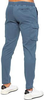 Enzo | Heren Cargo Broek Blauw - 2XL
