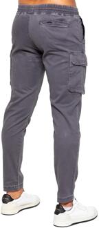 Enzo | Heren Cargo Broek Grijs