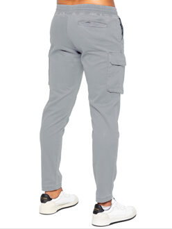 Enzo | Heren Cargo Broek Lichtgrijs - 2XL