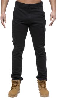 Enzo | Heren Cargo Broek - Zwart - 36W/32L