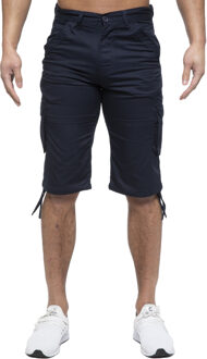 Enzo | Heren Cargo Combat Shorts Navy - 38 (Taille)