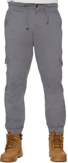 Enzo | Heren Cargo Jean Joggers met manchet Lichtgrijs - 36 (Taille)