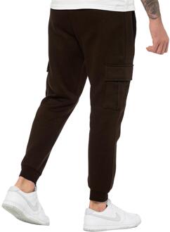 Enzo | Heren Cargo Joggers Bruin - S