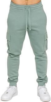 Enzo heren Cargo Joggers Groen
