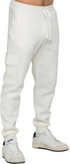 Enzo heren Cargo Joggers - maat Wit