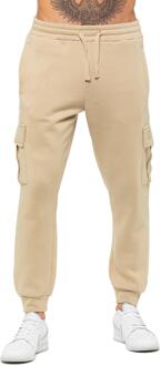 Enzo | Heren Cargo Joggers - Stone - maat Steen
