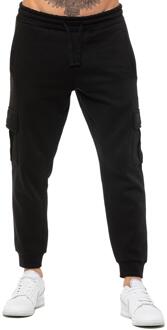 Enzo | Heren Cargo Joggers - Zwart - maat