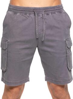 Enzo | Heren Cargo Korte Broek - Grijs - S