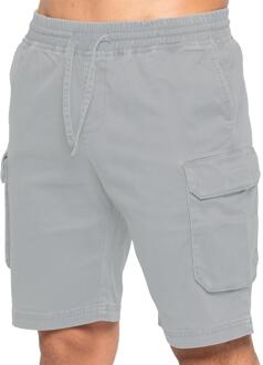 Enzo | Heren Cargo Korte Broek Lichtgrijs - 2XL