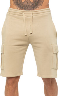 Enzo | Heren Cargo Korte Broek - Steen - 2XL