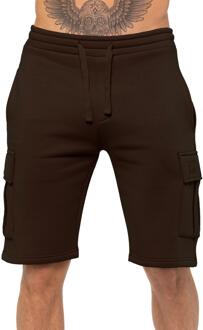 Enzo | Heren Cargo Shorts Bruin