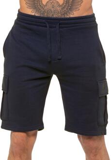 Enzo | Heren Cargo Shorts Navy - XL