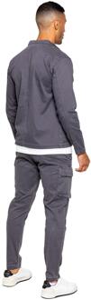 Enzo | Heren Cargo Tracksuit Set - Grijs - L