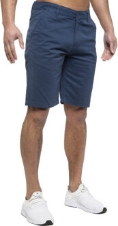 Enzo | Heren Chino Korte Broek In Blauw - 34 (Taille)