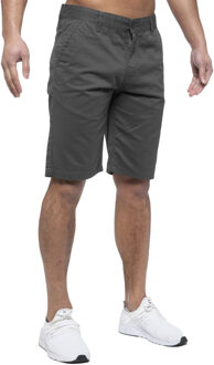 Enzo | Heren Chino Korte Broek In Grijs - 38 (Taille)