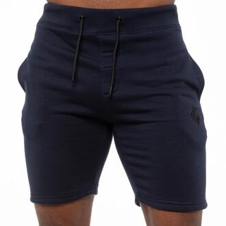 Enzo Heren Fleece Gym Shorts Navy - XL