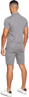 Enzo | Heren Polo Trainingspak Set - Grijs - L
