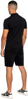 Enzo | Heren Polo Trainingspak Set - Zwart - XL