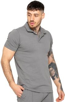 Enzo | Heren Poloshirt Grijs