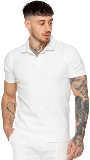 Enzo | Heren Poloshirt Wit - 2XL
