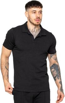 Enzo | Heren Poloshirt Zwart