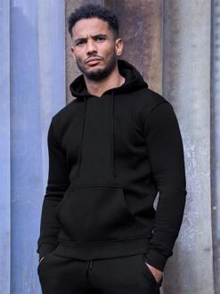 Enzo Heren Pullover Hoodie | Enzo Designer Menswear Zwart - XL