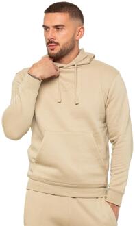 Enzo | Heren Pullover Hoodie - Stone Steen - L