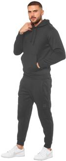Enzo | Heren Pullover Hoodie Trainingspak Set - maat M Donkergrijs