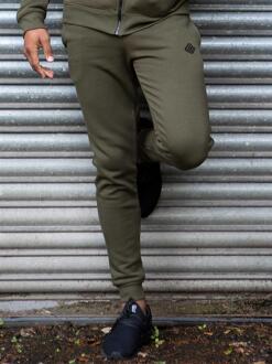 Enzo Heren Slim Joggers | Enzo Menswear Kaki - 2XL