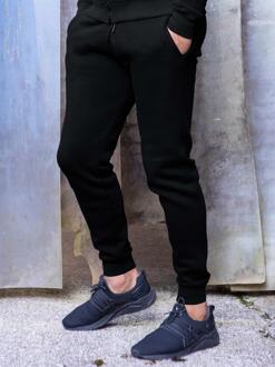 Enzo Heren Slim Joggers | Enzo Menswear - maat Zwart