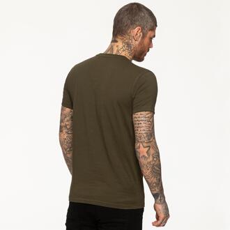 Enzo Heren T-shirt | Enzo Designer Menswear Groen