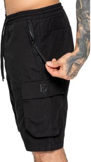 Enzo | heren Tech Cargo shorts Zwart - M