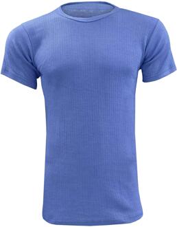 Enzo | Heren Thermo Set Korte Mouw Top & Onderbroek - maat 4XL Blauw
