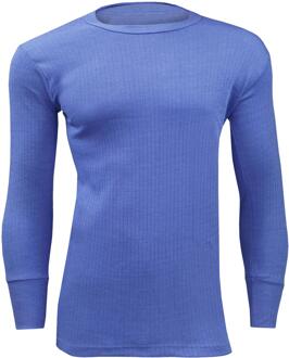 Enzo | Heren Thermo Set Lange Mouw Top & Onderbroek - maat 4XL Blauw
