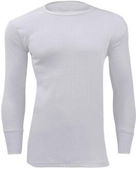 Enzo | Heren Thermo Set Lange Mouw Top & Onderbroek - maat 4XL Wit