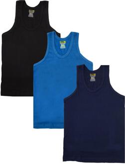 Enzo | Heren Vesten 3 Pack - Willekeurig gekozen kleuren Veelkleurig - S