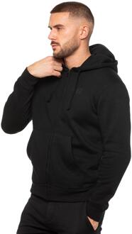 Enzo | Heren Zip Hoodie - Zwart - maat XL