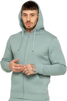 Enzo | Heren Zip Up Hoodie - maat M Groen
