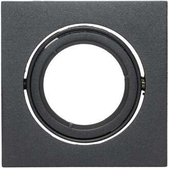 Enzo Hope Inbouwspot 50mm verstelbaar vierkant mat zwart - 5013203