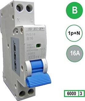 Enzo Installatieautomaat 16A B kar 2p SEP - 4518075