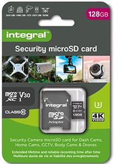 Enzo Integral Micro SD geheugenkaart V30 128GB Security - 9500505
