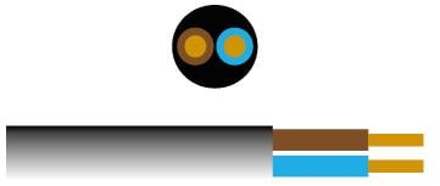 Enzo Kabel H07RN-F Neopreenkabel 2x1,5 qmm NWPK - 1232238