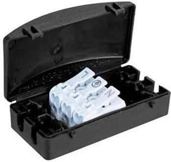 Enzo Kabelkoppeling IP20 max. 3x2,5qmm zwart - 4016500