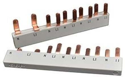 Enzo Kamrail 1 fase 8pol. 17,8mm grijs - 4000060